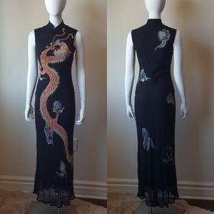 Sue Wong Embellished Maxi Dress ISO